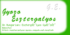 gyozo esztergalyos business card